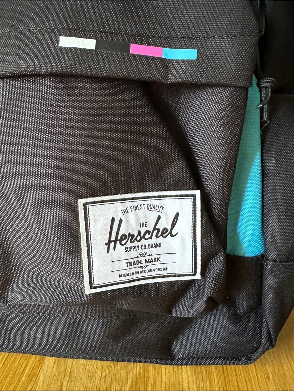 Herschel Backpack with Pink and Blue Gradient of the Miami Heat